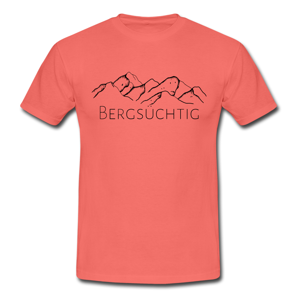 Bergsüchtig - T-Shirt | Herren - Koralle