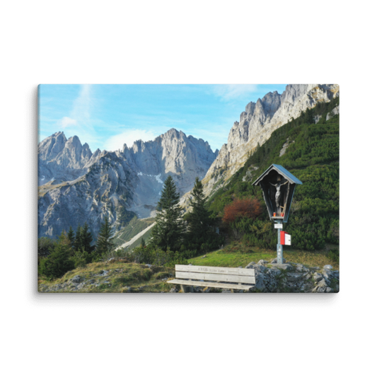 Bergsteigergrab Leinwand