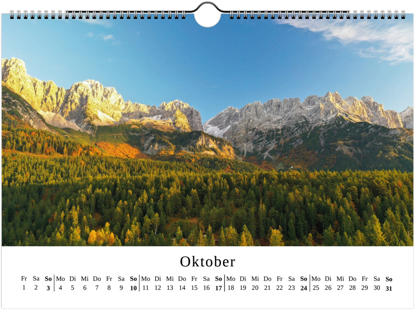 Kaiser Kalender 2027 A3/A4