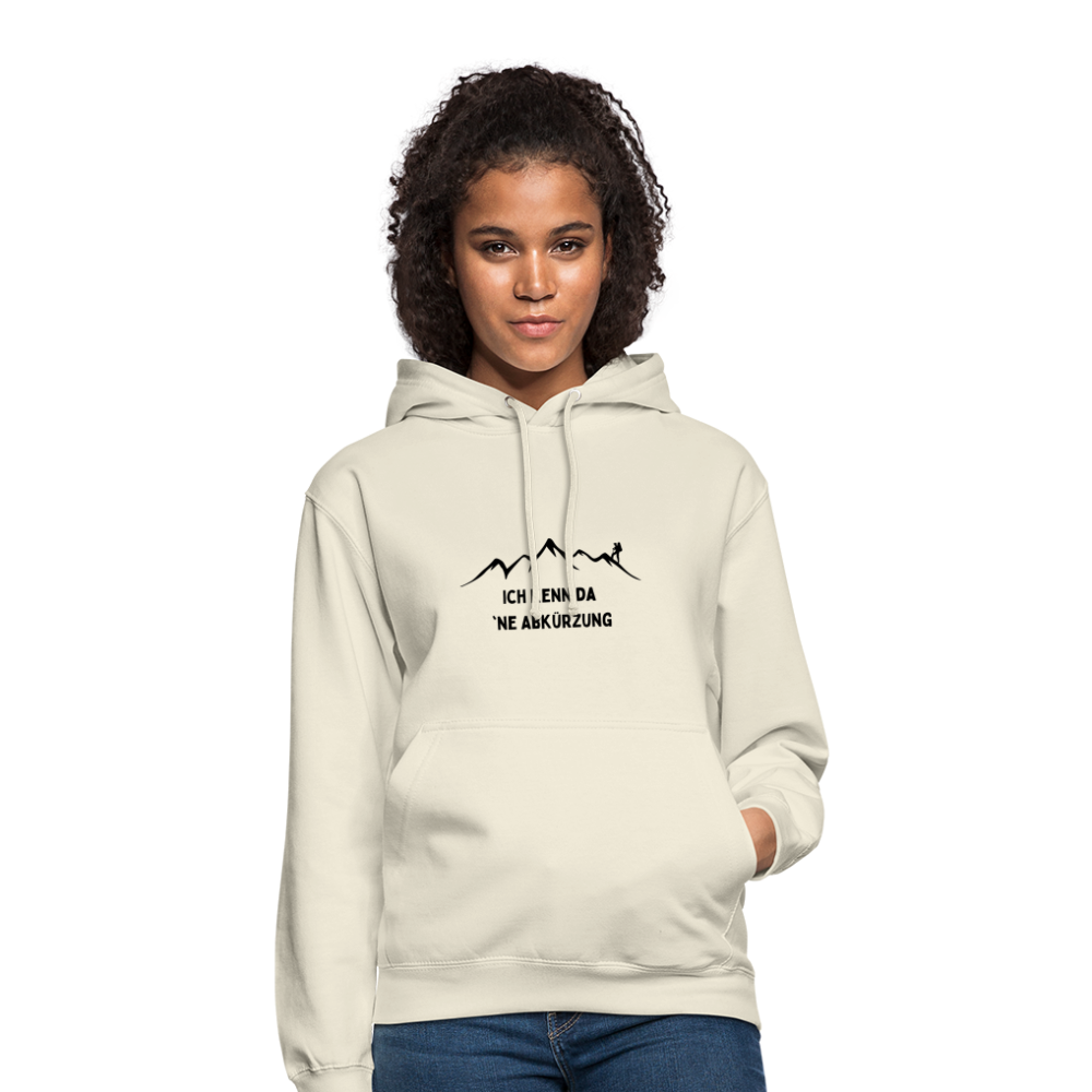 Ich kenn da `ne Abkürzung | Unisex Hoodie - Vanille-Milchshake