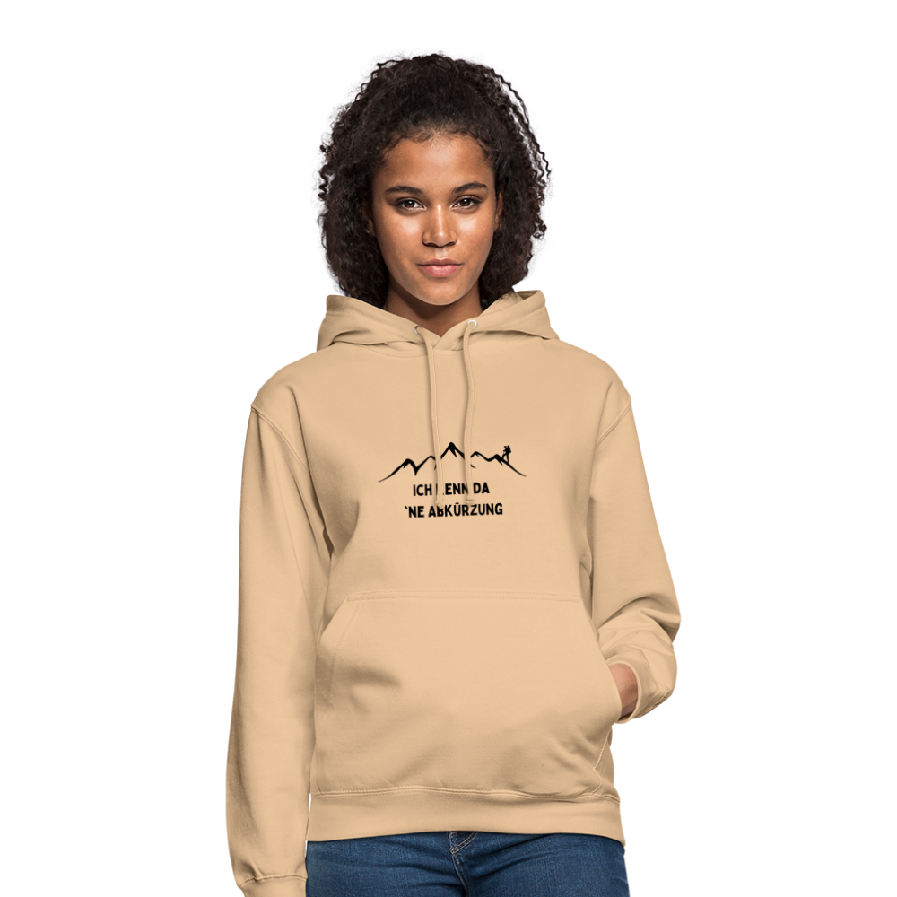 Ich kenn da `ne Abkürzung | Unisex Hoodie - Beige