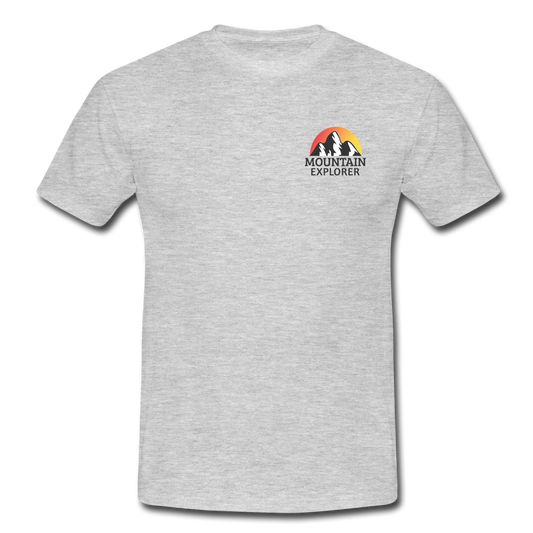 Mountain Explorer - T-Shirt | Herren - Grau meliert