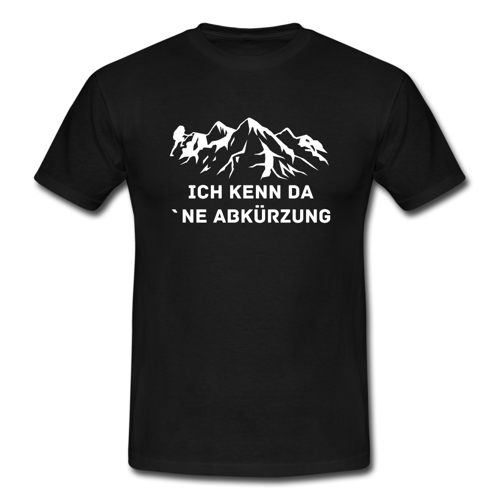 Ich kenn da `ne Abkürzung - T-Shirt | Herren - Schwarz