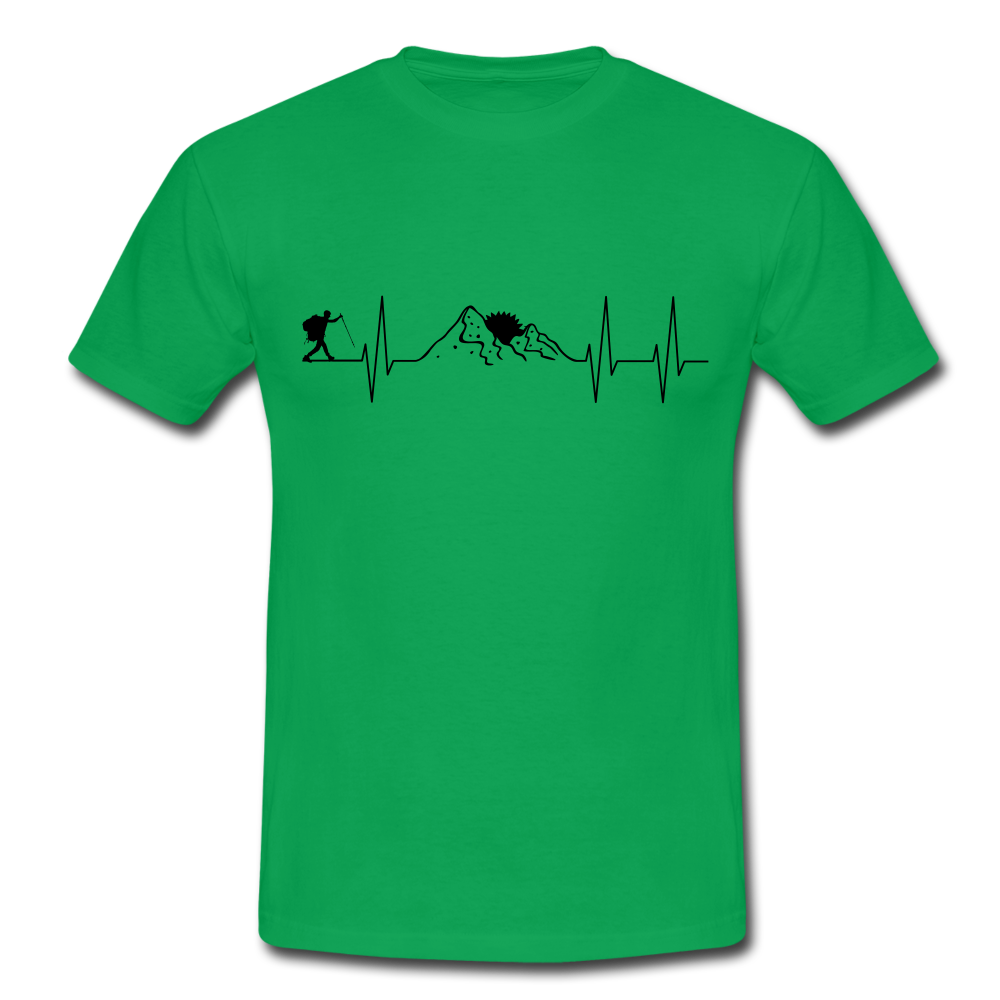 Wanderer Herzschlag - T-Shirt | Herren - Kelly Green