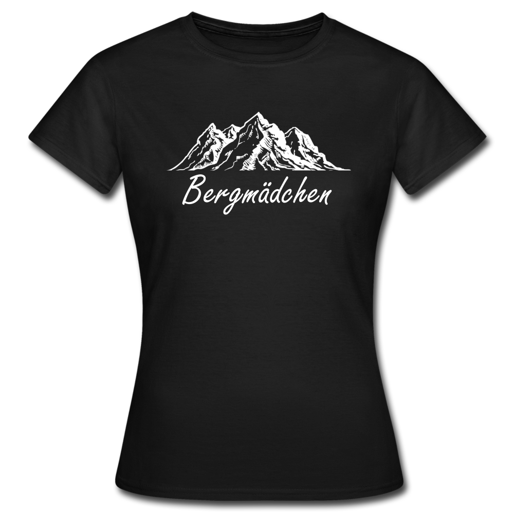 Bergmädchen - T-Shirt | Damen - Schwarz