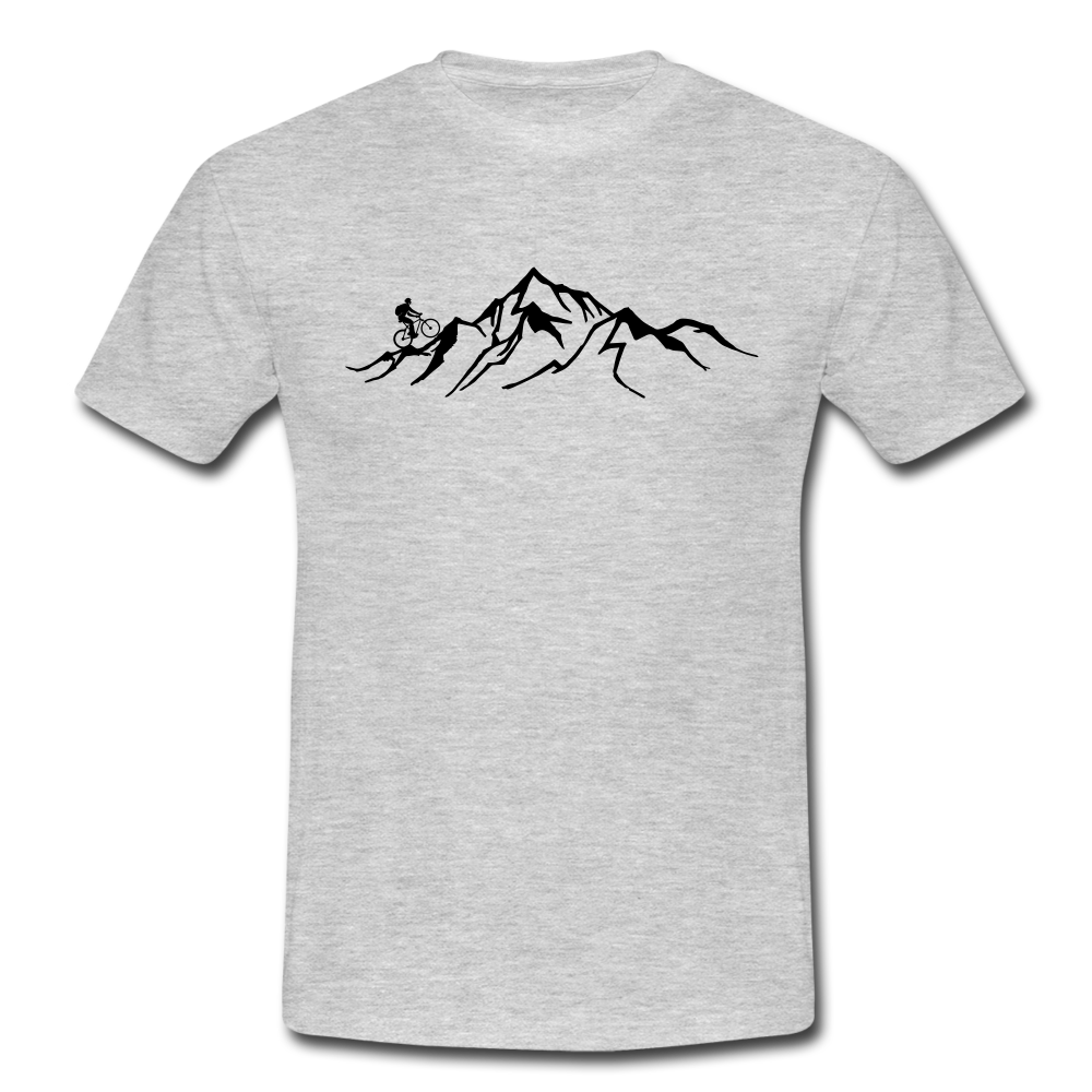 Mountainbiker - T-Shirt | Herren - Grau meliert