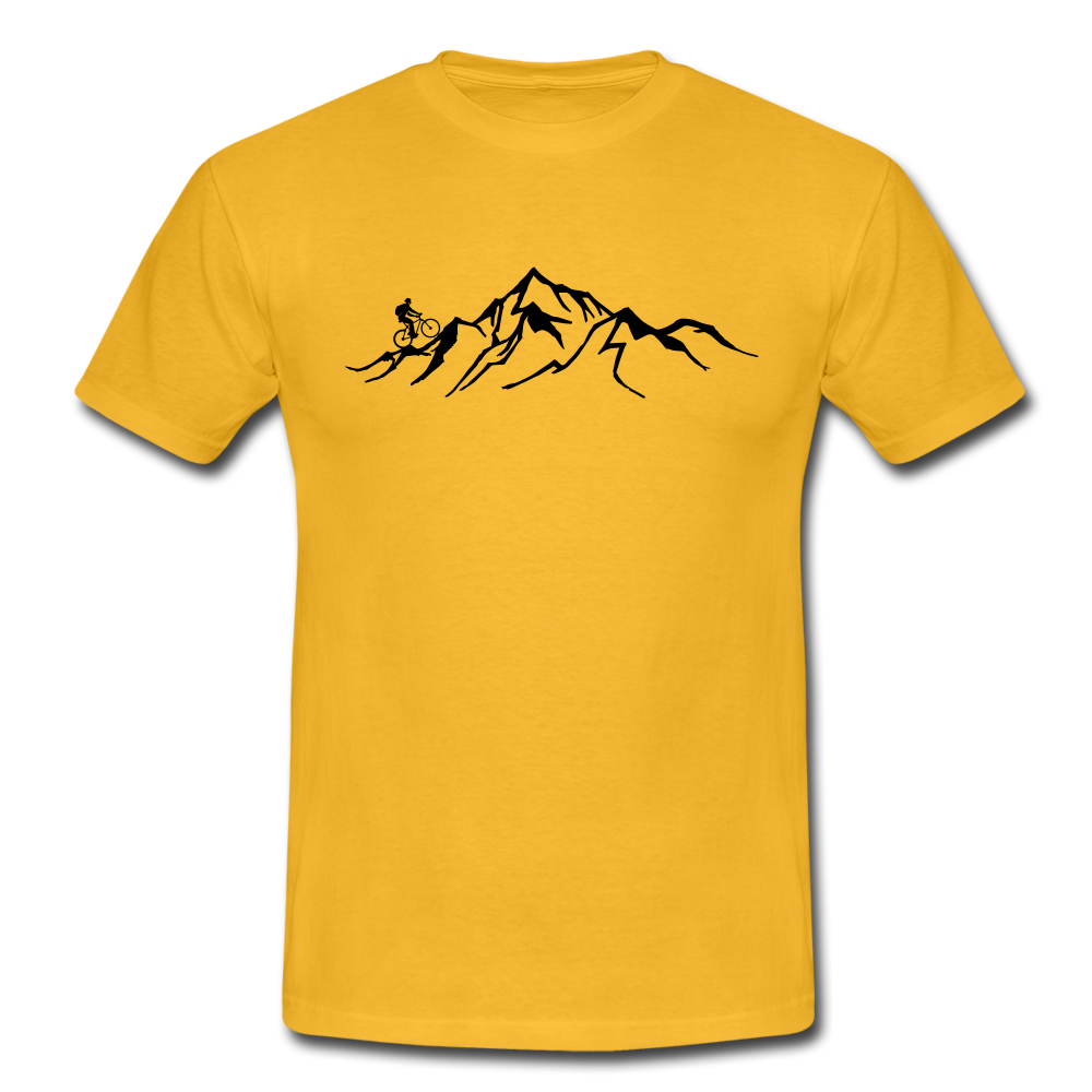 Mountainbiker - T-Shirt | Herren - Gelb