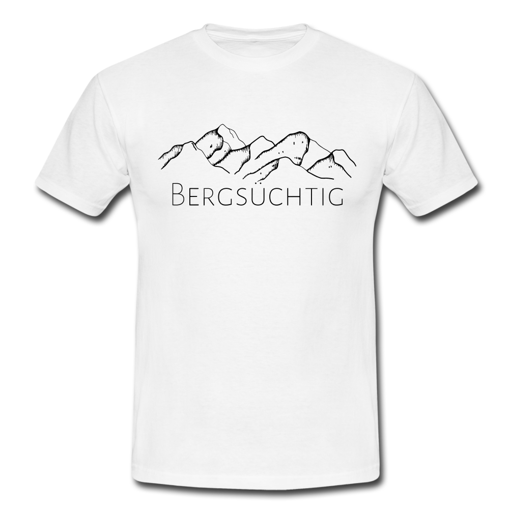 Bergsüchtig - T-Shirt | Herren - Weiß