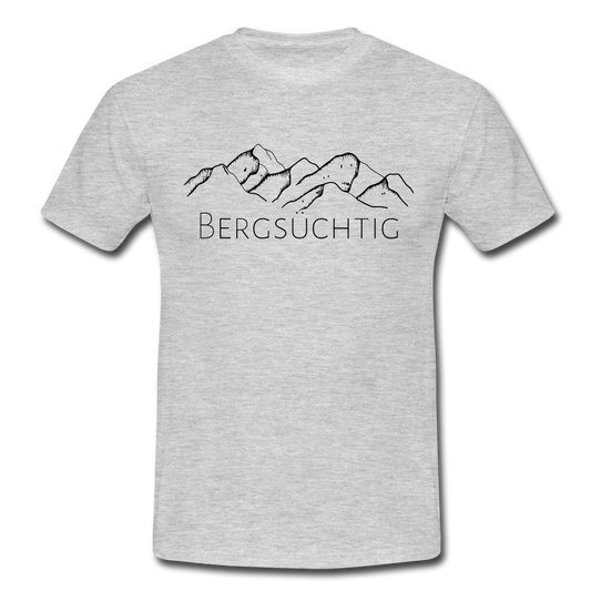 Bergsüchtig - T-Shirt | Herren - Grau meliert