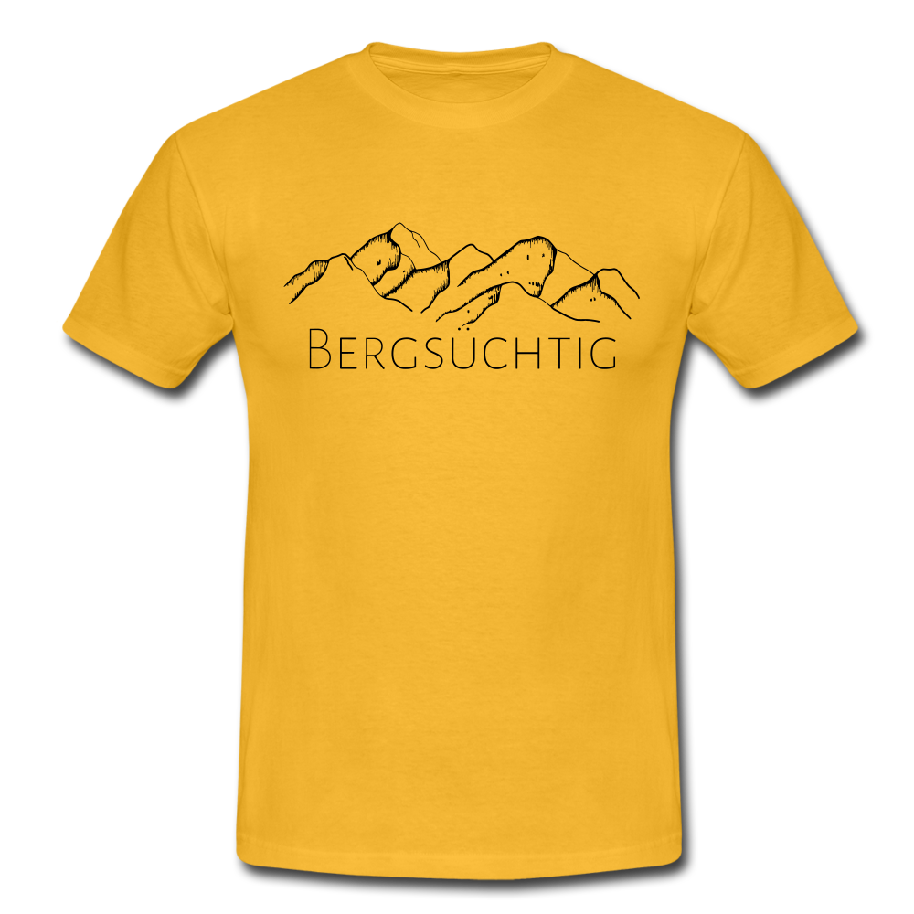 Bergsüchtig - T-Shirt | Herren - Gelb