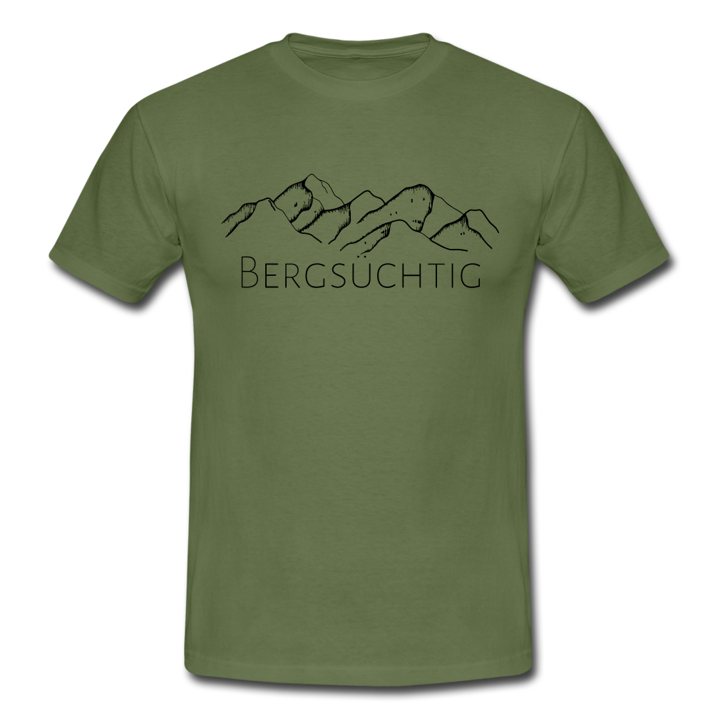 Bergsüchtig - T-Shirt | Herren - Militärgrün