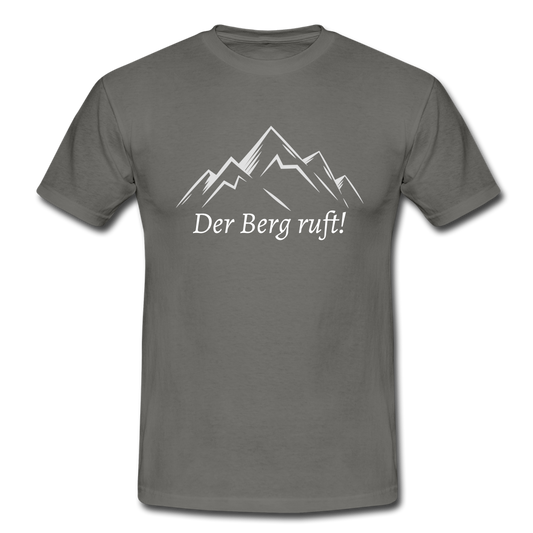 Der Berg ruft! - T-Shirt | Herren - Graphit