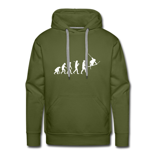 Evolution | Premium Hoodie | Herren - Olivgrün