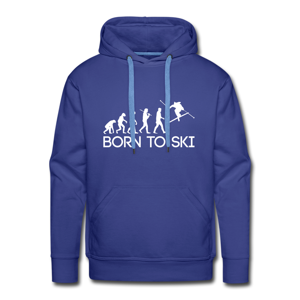 Born to Ski | Premium Hoodie | Herren - Königsblau