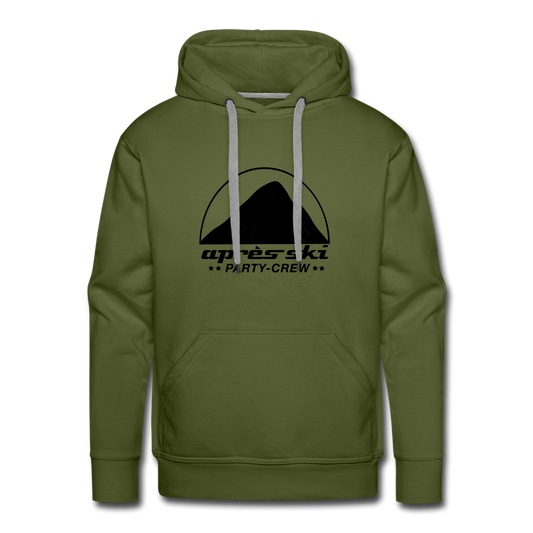 Aprés Ski Party-Crew | Premium Hoodie | Herren - Olivgrün