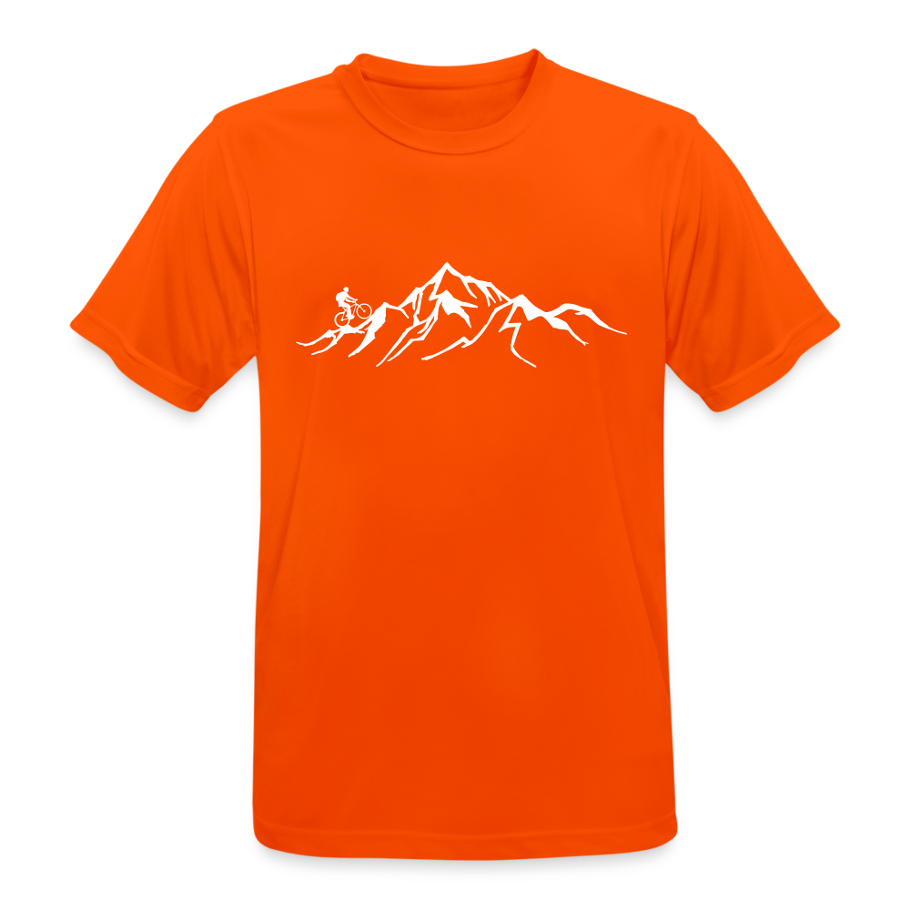 Männer T-Shirt atmungsaktiv - Neonorange