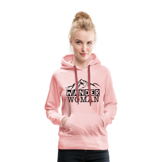 Wander Woman | Premium Hoodie | Frauen - Kristallrosa