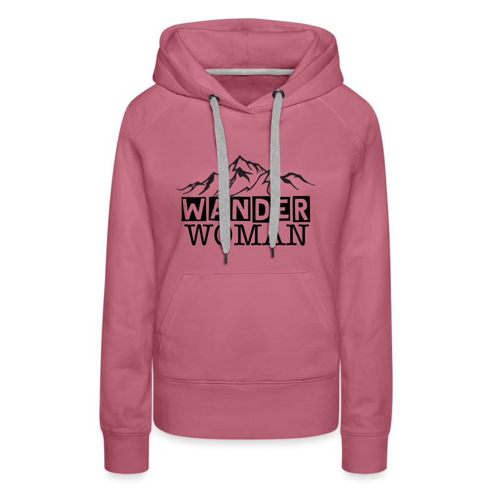 Wander Woman | Premium Hoodie | Frauen - Malve