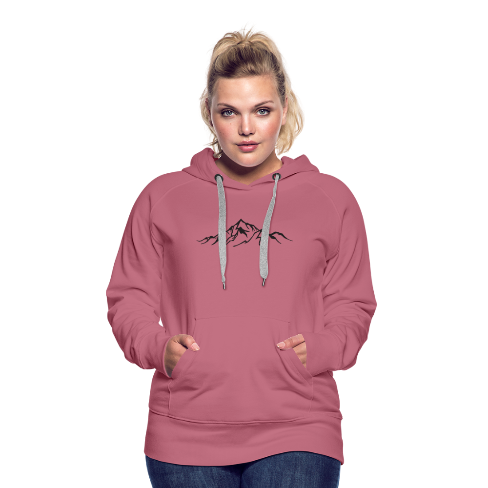 Berge | Premium Hoodie | FRAUEN - Malve