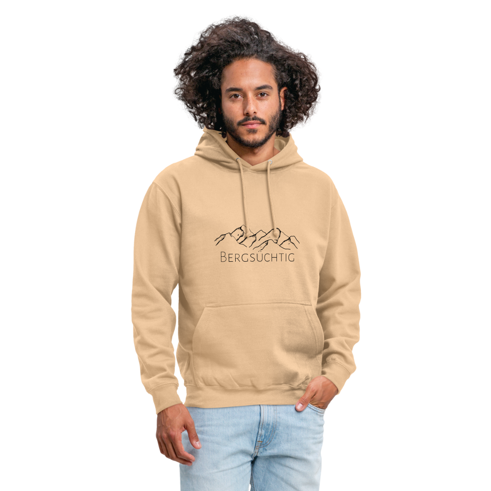 Bergsüchtig | Unisex Hoodie - Beige