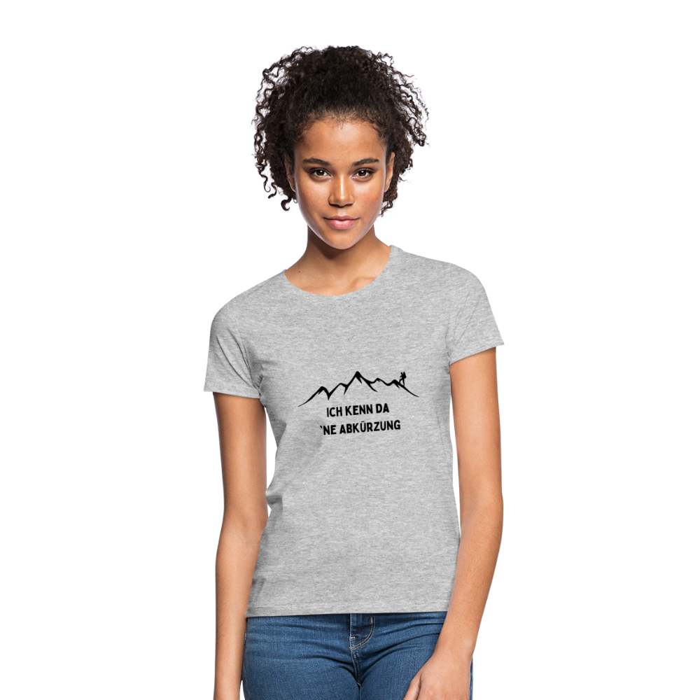 Ich kenn da `ne Abkürzung - T-Shirt | Damen - Grau meliert