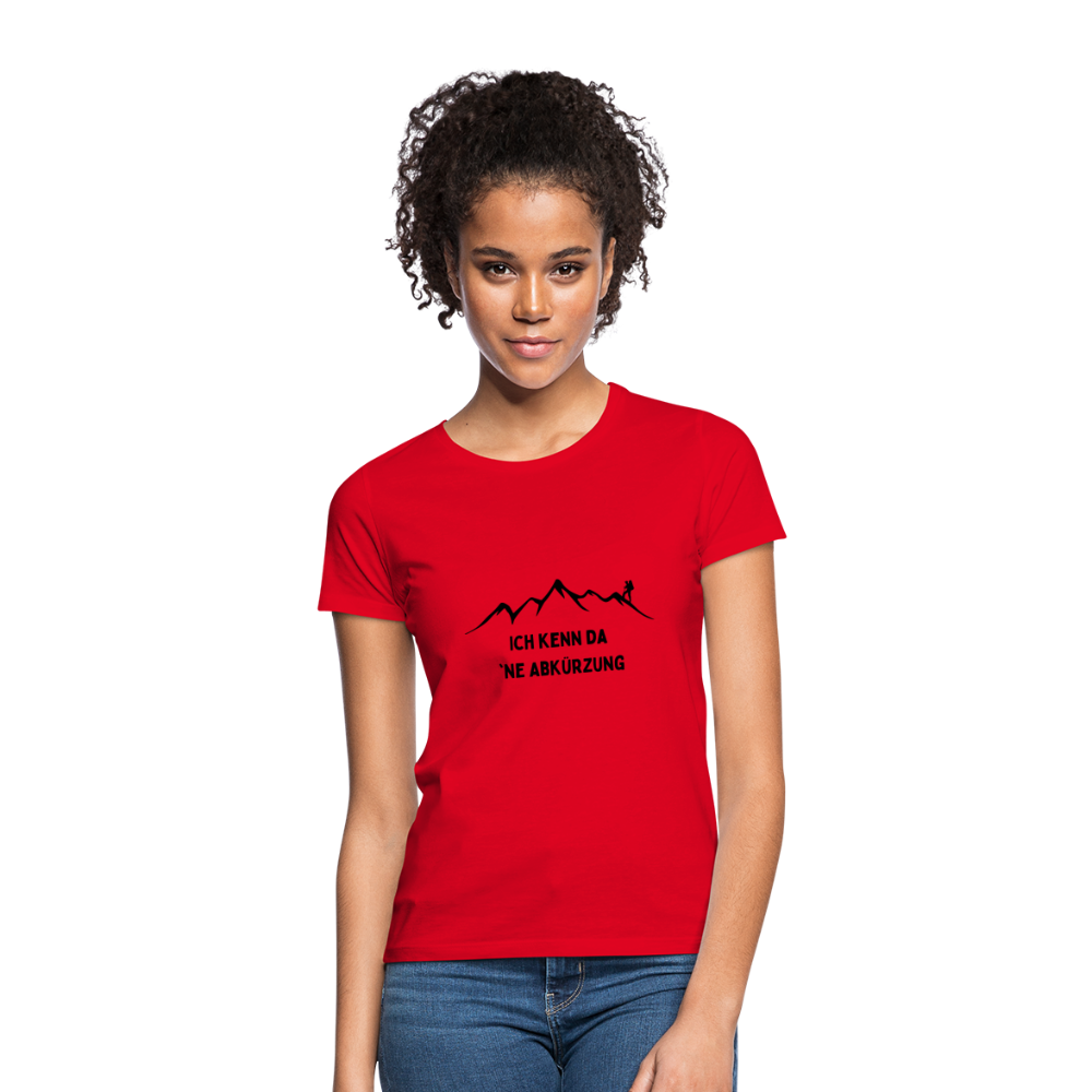 Ich kenn da `ne Abkürzung - T-Shirt | Damen - Rot