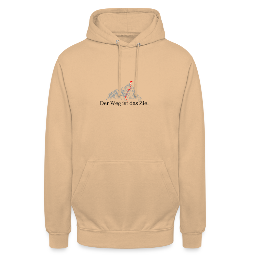 Der Weg ist das Ziel | Unisex Hoodie - Beige